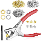 Pliers Kit, 1/4 Inch 6mm Grommet Tool Kit Metal Eyelets with Washers, Eyelet Grommets