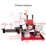 220V Mill Alloy Gear 550W Woodworking Water hine Grinding Saw Blade Sharpening