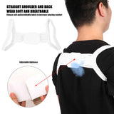 Support Strap Posture Corrector Breathable Shoulder Straightener Adjustable Upper Back Brace