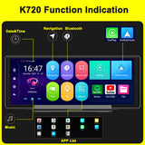 4+64G 10.26 Inch Car Multimedia Player with Camera No Installation Required Support Wireless Carplay Android Auto Gps Navigation