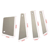 4PCS/Set Mirror Leathercraft Gumming Glue Tool DIY Handmade Sewing Leather Craft Gluing Smear Glue Scraper Gumming Glue Tool