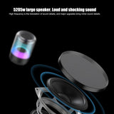 Wireless Loud With Multi-Colors Rhythm Lights Travel Speaker Stereo Sound Electronic Gadgets For
