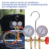 Fit for R12 R22 R404A R134A Air Condition Refrigeration Recharge Easy Operate Refrigerant Manifold Gauge Set