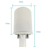 Mesh Dual Polarization Antenna Horn 1700-4200Mhz Wifi 3G 4G 5G Parabolic Dish Reflector 2X 32Dbi Only Feed