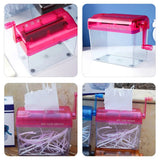 Small Paper Wear-resistant Hand Crank Plastic Household Daily Convenient Manual Shredder Office Accessory