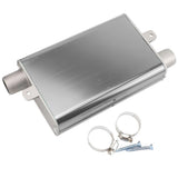 24mm Upgraded Car Exhaust Muffler Silencer + Clamps Stainless Steel For Eberspacher Diesel Parking Heater