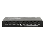 5/7 band Car Audio Equalizer EQ Frequency Adjustable RCA Input for Devices+Subwoofer Output Portable Video Parts Tool