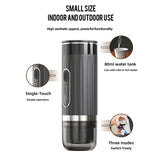 Portable 3-in-1 Wireless Maker - Compatible with Capsules & Ground Coffee, Electric Espresso Machine for Car.
