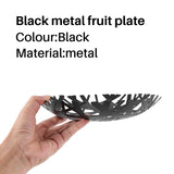 2498 Tower Fruit Bowl - Counter Basket Holder,Black