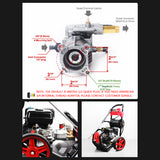 P170 Aluminum Swash Plate Cleaning hine Accessories Parts Gasoline Engine Power Plunger Pump