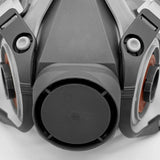 6200 Half Face Mask Industrial Gas Mask Painting Spraying Fits for 2091/6001 Series Filters Rubber Respirator Dust Mask Body