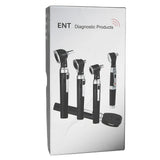 Fiber Optic Ophthalmoscope Otoscope Set LED Eye Examination Devices Cleaner Ear Nose Throat Exam Diagnostic Kit Medical Tool