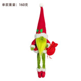 Doll Sled Elf Ski Gnome Christmas Decorations for Home Xmas 2025 New Year 56cm