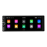 13" Car Stereo Single-Din GPS Navigation with 6.86 Inch Touchscreen, Carplay & Android Auto, Support WiFi/BT, RDS Radio & Mirror Link