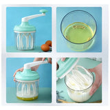 Multifunctional Manual Whisk Semi-automatic White Cream Cake Egg Mixer Hand Crank Beater Household Ferramentas Cocina