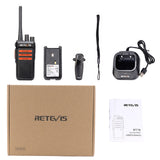 Retevis RT76 Civilian Radio Handstand 5w 30 Channel USB Base KTV Security Construction Site Property