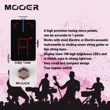 Mooer Mtu1 Baby Effect Guitar Tuner Pedal Musical Instruments for Acoustic Guitar Processor True Bypass High Precision Tuning