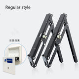 Multifunctional living room cold rolled steel wall-mounted hardware concealed folding stool