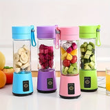 1pc Electric Mini Blender Portable Household Mixer, 6 Blades, Electric Mini USB Charging, Portable Juicer For Shaking Juice