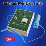 HZR-171 Static Electricity ESD Tester For Anti-static Wrist Strap Electrostatic Ring Ground Wire Connection Detector