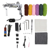 Tufting Starter Kit Safe High Speed 2 in 1 Cut Loop Pile Handheld Rug Tufting Tool Set for Beginners 100240V UK Plug