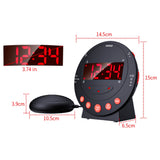 Powerful Vibrating Clock with Adjustable Features - USB LED Digital Display