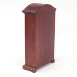 1/12 Dollhouse Miniature Wooden Furniture Double Door Closet Wardrobe Decor Cabinet Model for