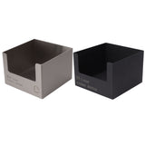 Stainless Steel Tissue Box Square Tissue Holder Large Opening Napkin Dispenser Modern Style for Bathroom Office