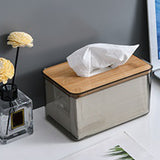 2PCS Nordic Simple Creatives Tissue Napkin Storage Box Ins Transparent