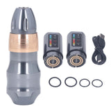 Tattoo Pen 2400mAh Wireless Tattoo Machine 4mm Stroke Coreless Rechargeable Tattoo Pen Silver