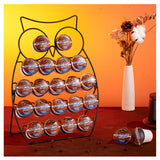 1pc Farmhouse K Cup Holder - Owl Coffee Pod Capsule Holder for Home Counter Coffee Bar - Holds 20 Coffee Pods