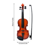 Simulated Music Practice for Beginners Violin Kit Musical Instrument Exquisite Props Gifts Adjustable Strings