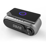 Portable Bluetooth Speaker Sound Box Subwoofer Mini Home Theater With FM Radios MP3 Player Wireless Charger Digital Clock Alarm