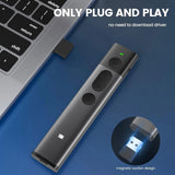 Remote, Rechargeable Wireless Presenter for PowerPoint, PowerPoint Clicker with Hyperlink