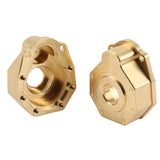 Brass Portal Drive Axle Housing Steering Knuckle Caster Block Set For 1/10 RC Crawler Traxxas TRX4 TRX6 Upgrade Parts