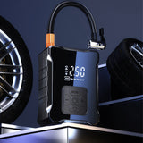 Portable Pump 80W Car Tire Iator Air Compressor for Motorcycle Boat AUTO Tyre Balls Digital Display Iation Accessories