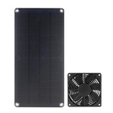 100W Solar Panel Exhaust Fan Air Extractor for Office Outdoor Dog Chicken House Greenhouse Waterproof Solars Plate Power Fans