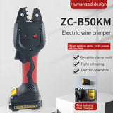 Electric Pre-insulated Tube Type Bare Terminal Portable Tool Rechargeable Crimping