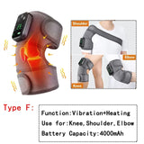 Eletric Temperature Massager Leg Joint Heating Vibration Massage Elbow Shoulder Support Arthritis Relief Thermal Knee Pad