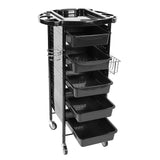 6 Tiers Storage Rack Trolley Cart With Wheels For Hair Salon & Beauty Salons
