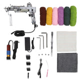 Tufting Starter Kit Safe High Speed 2 in 1 Cut Loop Pile Handheld Rug Tufting Tool Set for Beginners 100240V US Plug