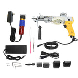 Tufting Starter Kit Safe Handheld 2 in 1 Cut Loop Pile Rug Tufting Tool Set with Trimmer for Beginners 100240V US Plug