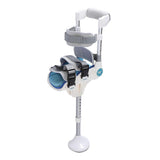 Knee Crutch Assisted Aluminum Alloy Adjustable Walking Aid Mobility Support Knee Single Leg Crutch