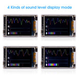MIC+E Digital Clock Meter - Sound Level & Music Spectrum Visualizer Analyzer for Home Decor