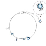 Twelve Constellation Sterling Silver Bracelet