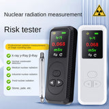 Radiation Detector Personal Dosimeter X Γ Β-Rays Detector Radioactive Tester Alarm Durable Black