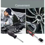 46pcs 1/4 Inch Drive Ratchet Bit Socket Wrench Set Metric nic Tool Kit Car Accessories