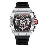 ONOLA Wristwatches Quartz Wrist Watch for Men Casual Sports Chronograph Dials Clock with Luminous Hands
