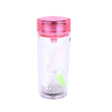 CRUSHER Portable LED Smoking Grass Pipe Hookah Cup Built in Filtered Water Pipes Cigarette Holder Set Gadgets for Men