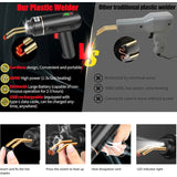 200W high-power gun wireless portable hot plastic welding hine stapler bumper repair car kit